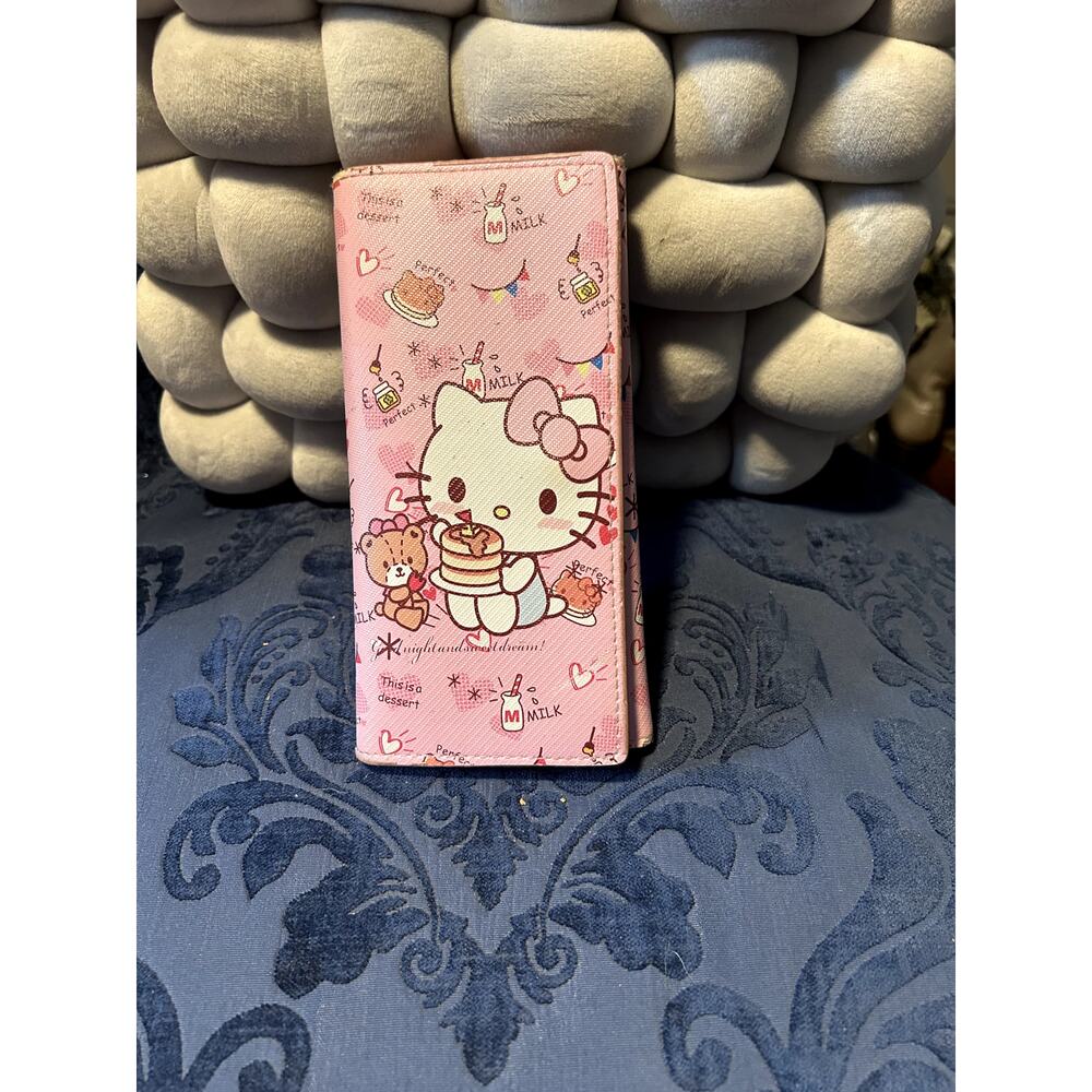 Hello Kitty Pink Trifold Wallet with Picture Insert